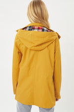 Load image into Gallery viewer, Flannel Plaid Hoodie Utility Cotton Anorak Jacket
