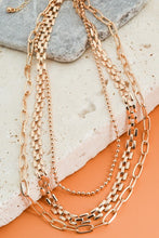 Load image into Gallery viewer, MULTI LAYER CHAIN NECKLACE
