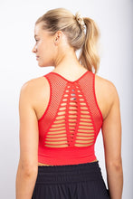 Load image into Gallery viewer, LASER CUT SEAMLESS SPORTS BRA
