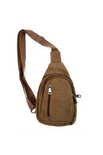 Load image into Gallery viewer, Crossbody Sling Bag- Brown
