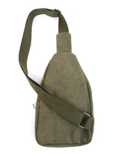 Load image into Gallery viewer, OLIVE CROSSBODY SLING BAG BACKPACK
