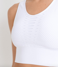 Load image into Gallery viewer, LASER CUT SEAMLESS SPORTS BRA
