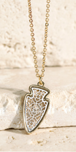 Load image into Gallery viewer, GO CHIEFS arrowhead necklace
