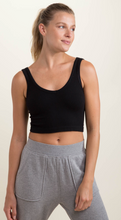 Load image into Gallery viewer, RIBBED SEAMLESS CROP TANK TOP
