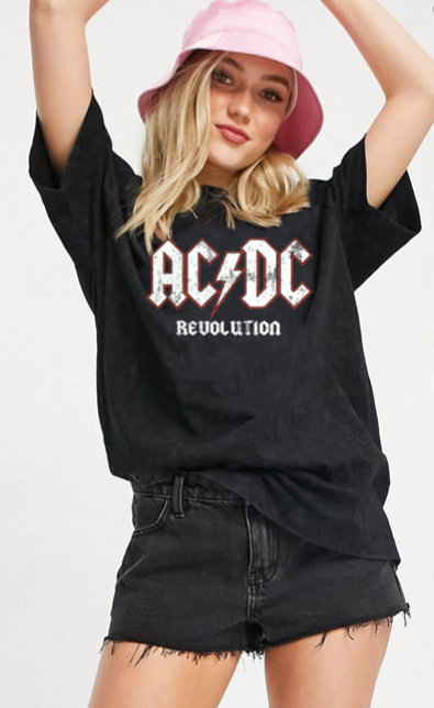 VINTAGE ACDC BAND TEE